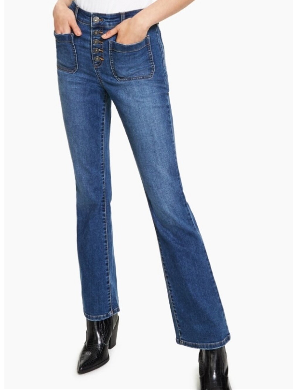 Style & Co Women's High Rise Bootcut Jeans